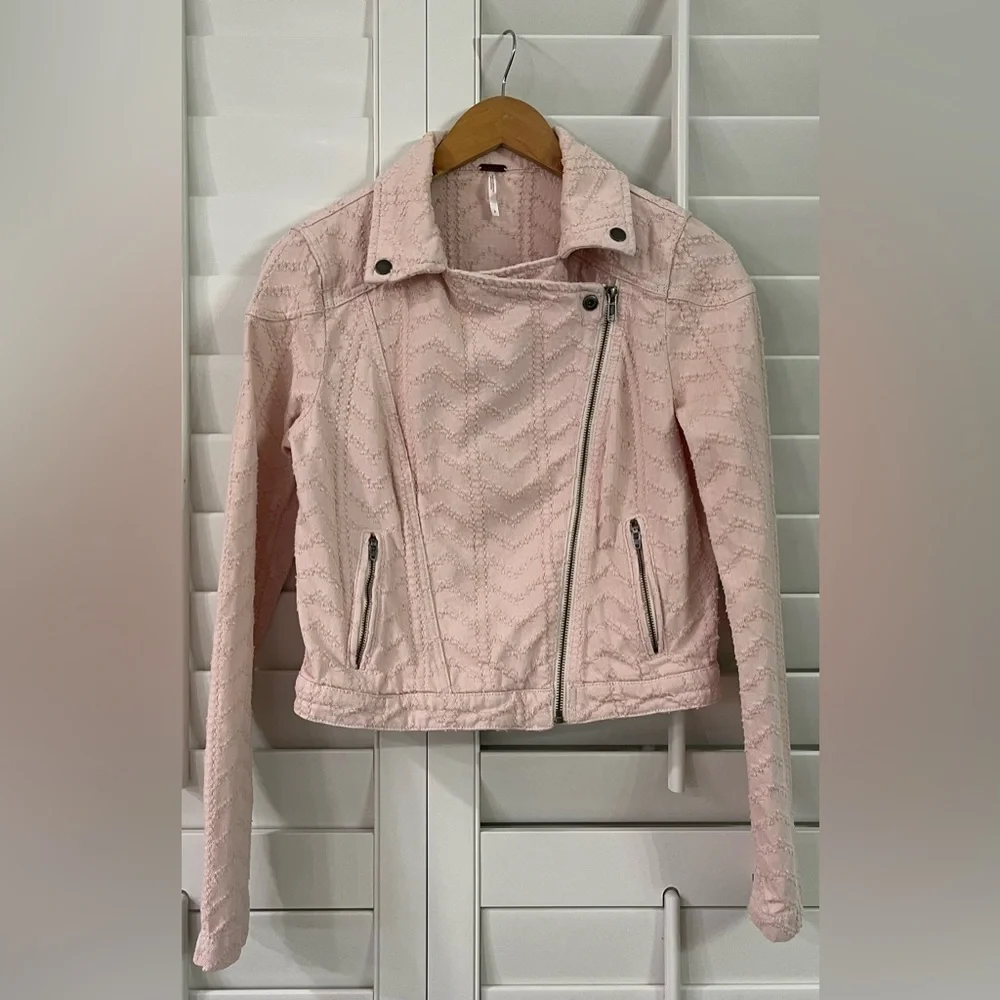 Free People Cotton Moto Jacket - Picture 5 of 11